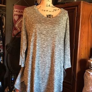 Grey pull over tunic.
